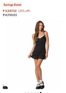 ⋆. 𐙚 Polka Dot Layered Minidress ! ﹒  ◡◡