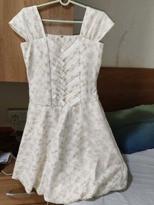 Floral Cream Dress