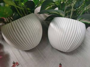 Set of 2 Artificial Potted Plants