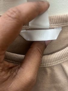 Cute Beige Tank Top