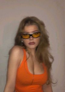 Orange Tinted Sunglasses