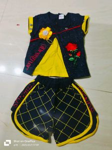 Baby Girls Hot Pant Top