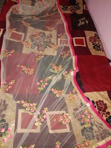 embroidery flared one piece ( ethnic gown) 😍
