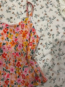 Floral Print Jumpsuit for Summers/Beach