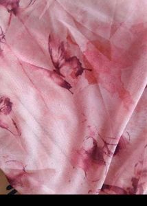 Chic Pink Floral Print Ruched Dress