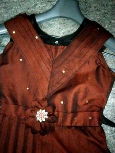 Elegant Maroon Gown