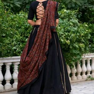 Elegant Black Lehenga Choli Set