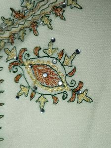 Mens Cream Sherwani 40 Size with pagdi and pant