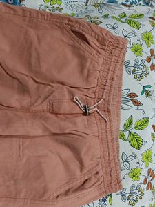 Comfortable Peach Jogger Pants