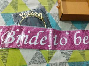 Bride To Be Sash & Tiara Set