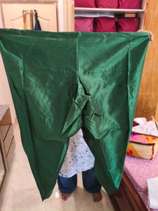 Elegant Green Silk salwar