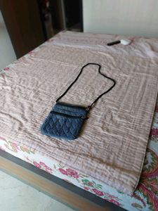 Denim Crossbody Bag