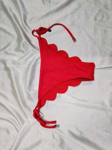 🇳🇿💫🎀Red Scalloped Bikini Bottoms