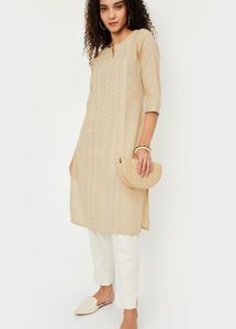 Elegant Embroidered Kurti