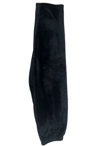 Faux Fur Black Velvet Lounge Pants 👖✨