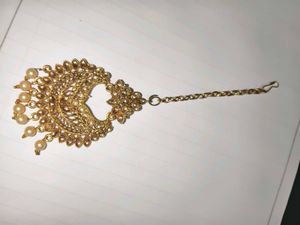 Brass Gold Plated Pearl Necklace Set for Women | T