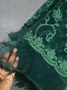 Beautiful Green Embroidered Dupatta