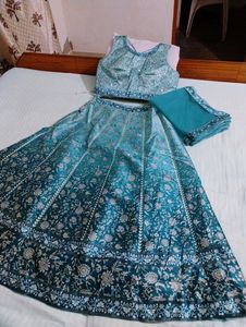 🩵 BANARASHI SILK LEHGA💙