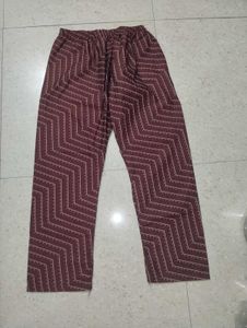 Stylish Brown Printed Kurta Set(not used)