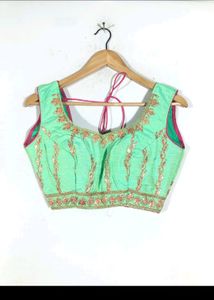 Green Gotta Patti Lehanga Choli