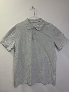 Men’s Light Grey Polo T-Shirt – Short Sleeve Casua