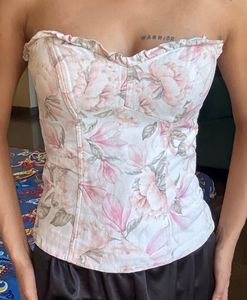 Floral Corset Top