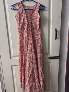 Pretty Pink Floral Dress/Kurta