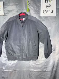 Men's Gray Bomber Jacket
