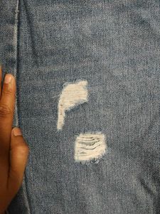 rough look jeans
