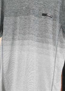 Men's Grey Ombre Active T-Shirt