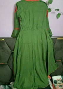 Green Floral Kurti
