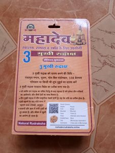 Rudraksha 3 Mukhi Original Lab Taste