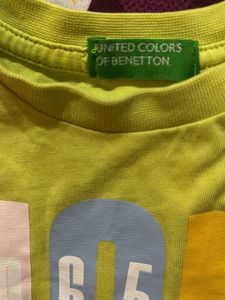 Lime Green Casual T-Shirt