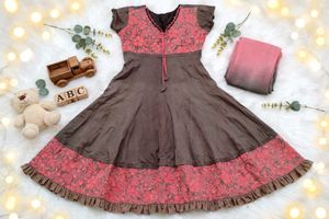 Elegant Anarkali Kurta Set with Dupatta