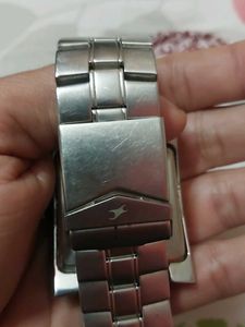 Fastrack Silver Analog Watch
