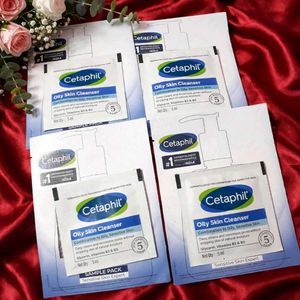 4 Cetaphil Oily Skin Cleanser Sample Packs