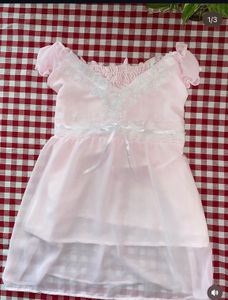 strawberry shortcake babydoll top🪞🎀