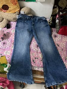 Blue Flare Jeans