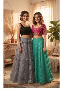 Combo of 2 Ethnic Skirts