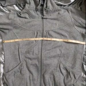 Gray Zip-Up Hoodie