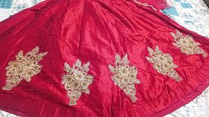 Elegant Maroon Embroidered Ethnic Gown