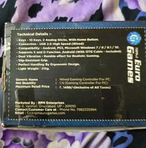 USB Game Controller