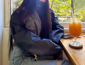 Leather & Herringbone Jacket