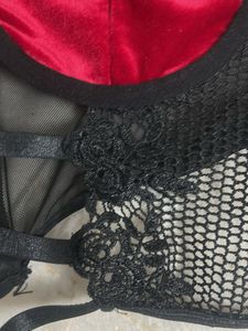Lace &amp; Velvet Bralette