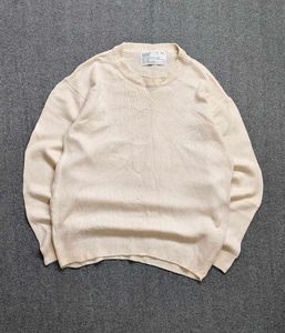 Men's Cream Knit Sweater