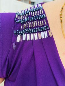 stylish purple dress