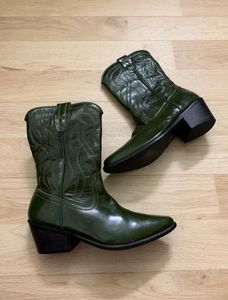 Olive green Cowboy Boots