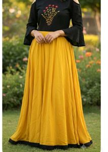 Stunning Yellow Ethnic Gown