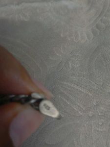 22k gold ring and 925 pure silver chain