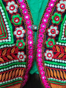 Embroidered Ethnic Waistcoat